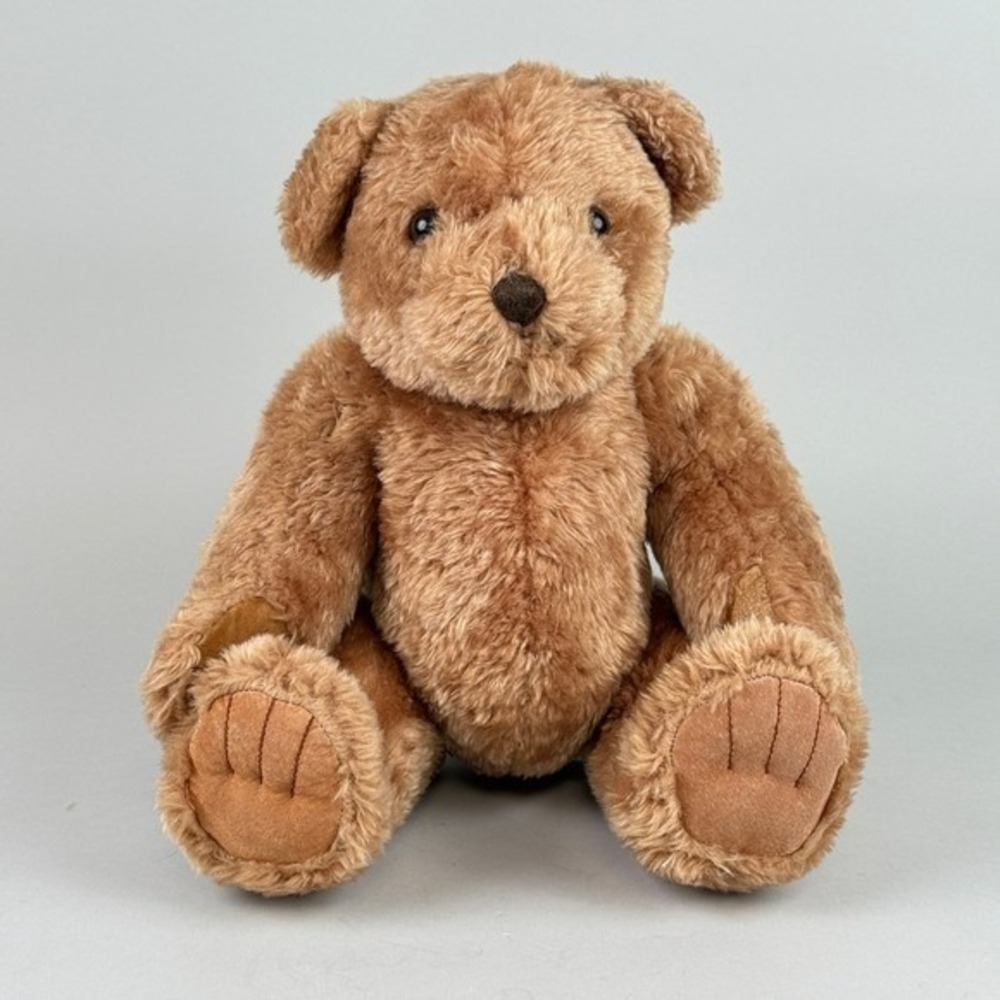 Hometown Products Inc Teddy Bear Plush Brown Stuffed Animal Sitting Pose 12"